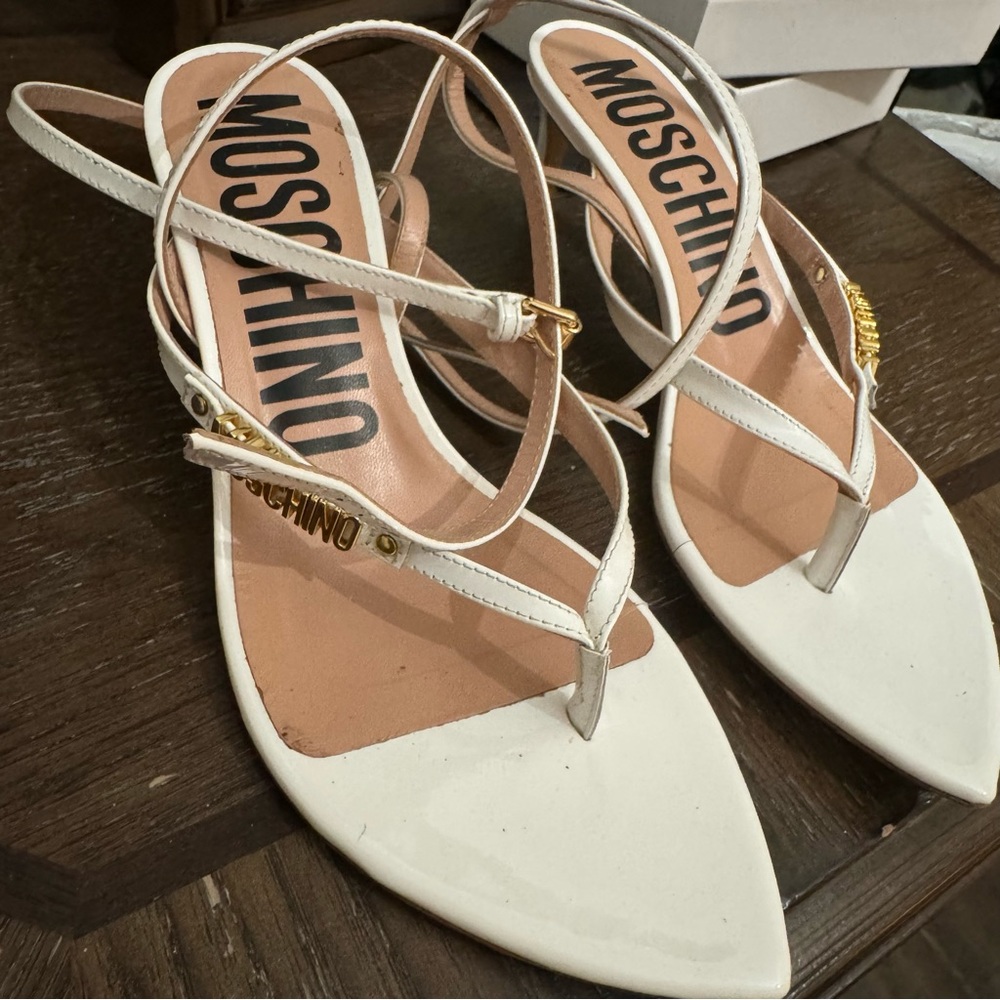 Moschino Ankle Strap Thong Sandal (Women) - Picture 7 of 9
